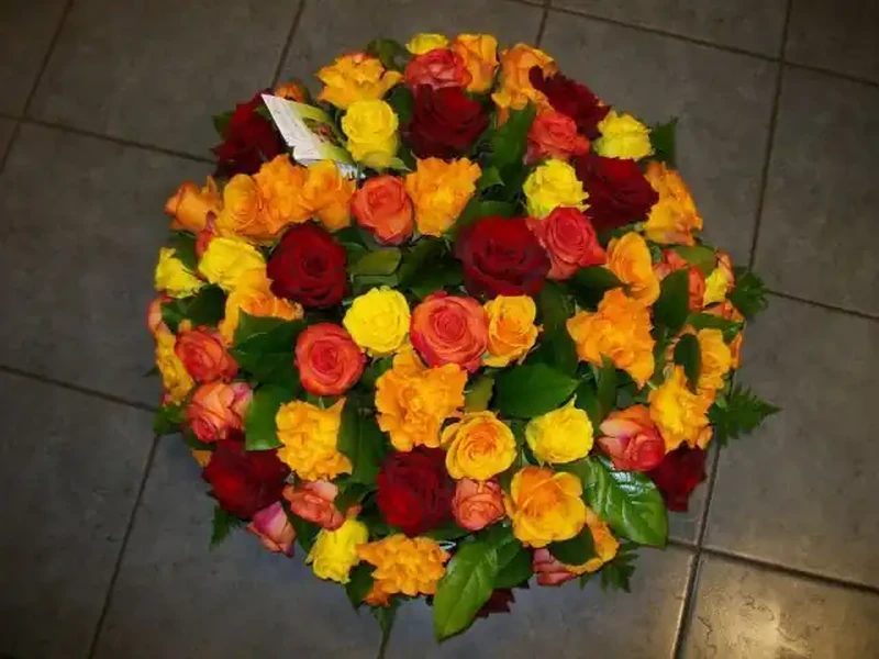 Coussin de roses