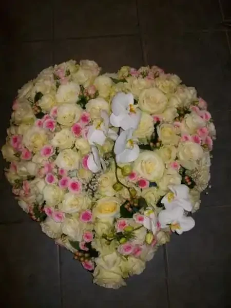 Coeur orchidées